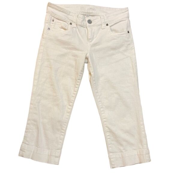 White denim capri Jeans - Size 4 - Picture 1 of 3